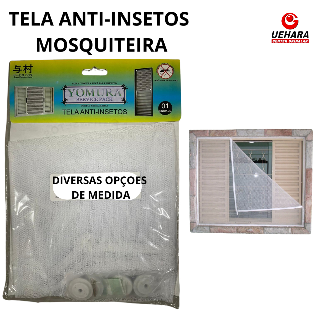 Tela Rede mosquitela anti-inseto Yomura (todos Tamanhos)