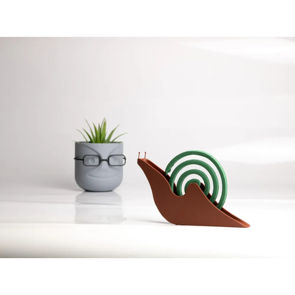 Porta Espiral Anti Mosquito em Formato de Barco Decorativo + Suporte de Fixação