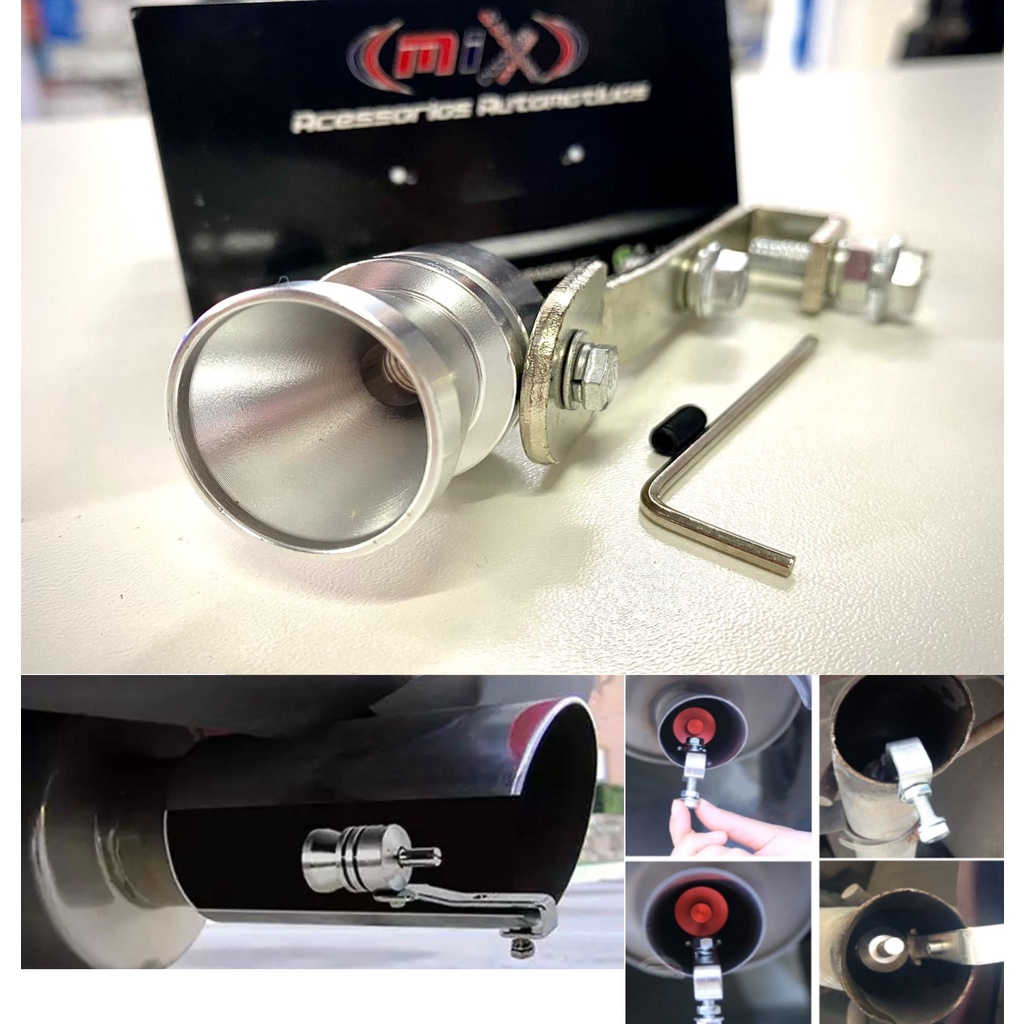 Universal som simulador carro turbo som apito veículo reequipamento tubo de escape turbo som turbo virtual