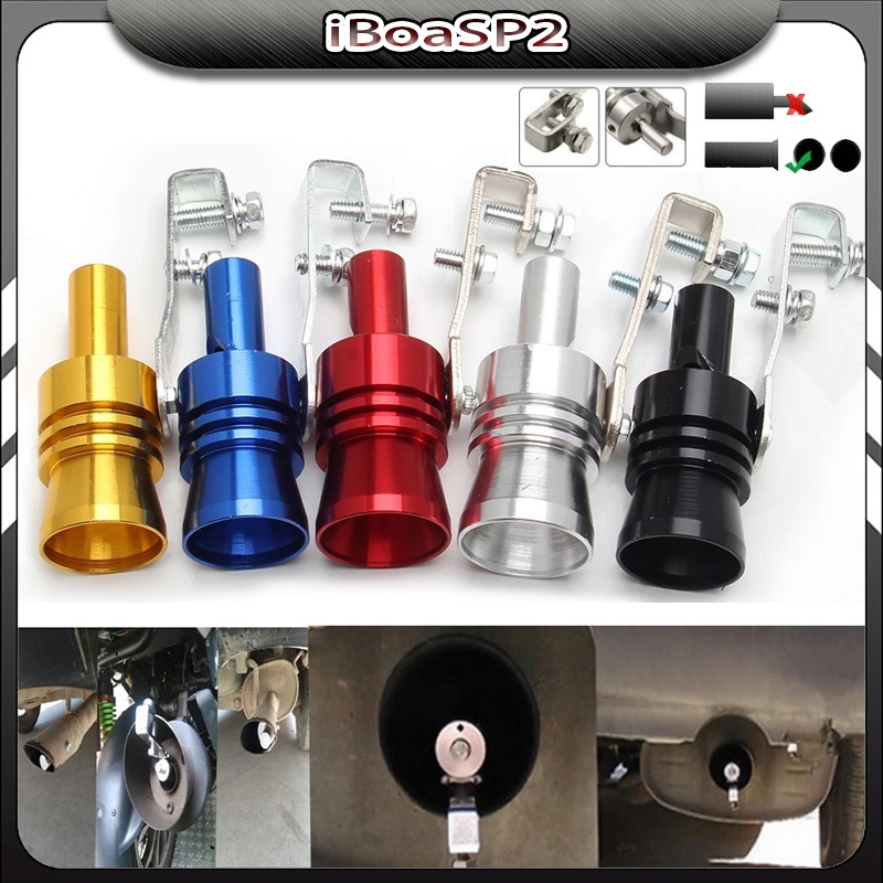 Turbo Universal Simulador De Som Apito Tubo De Escape Do Carro Veículo Silenciador