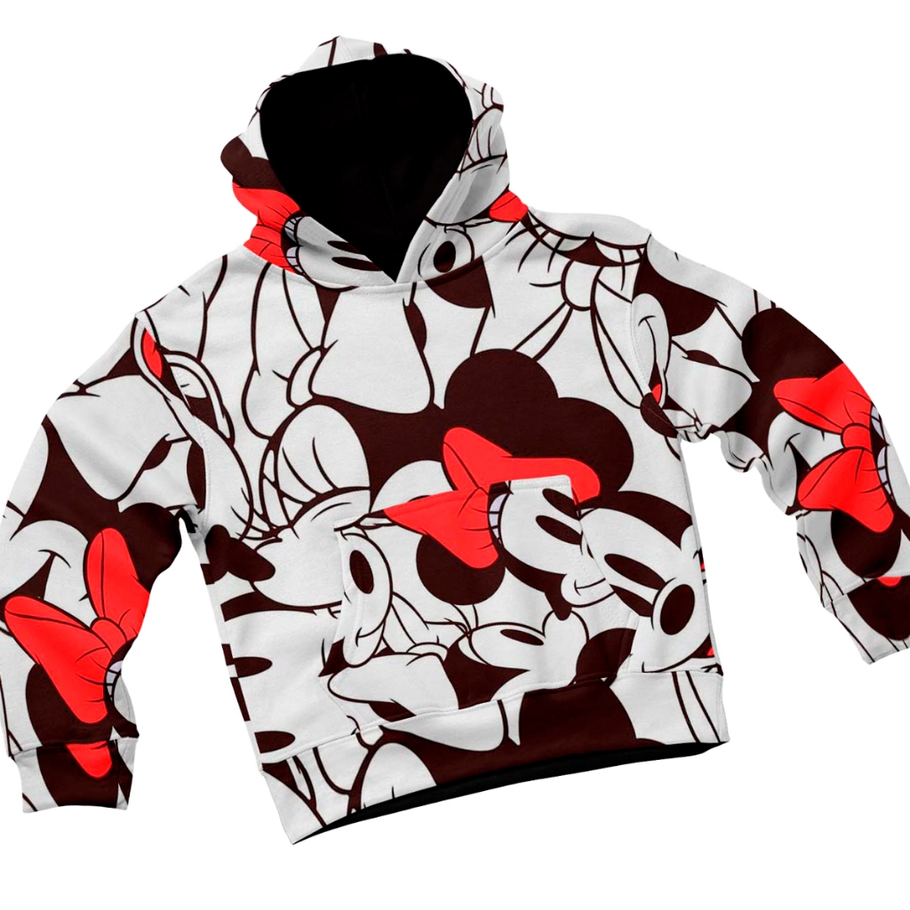 Blusa Moletom Infantil Canguru Unissex Capuz e Bolso Personagens Estampas