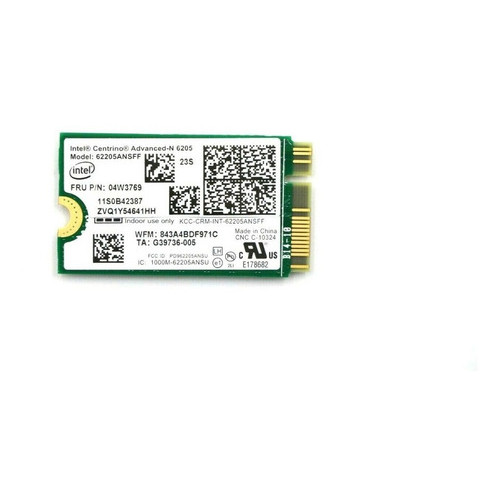 Wireless Intel Advanced-n 6205 Lenovo Thinkpad X1 04w3769
