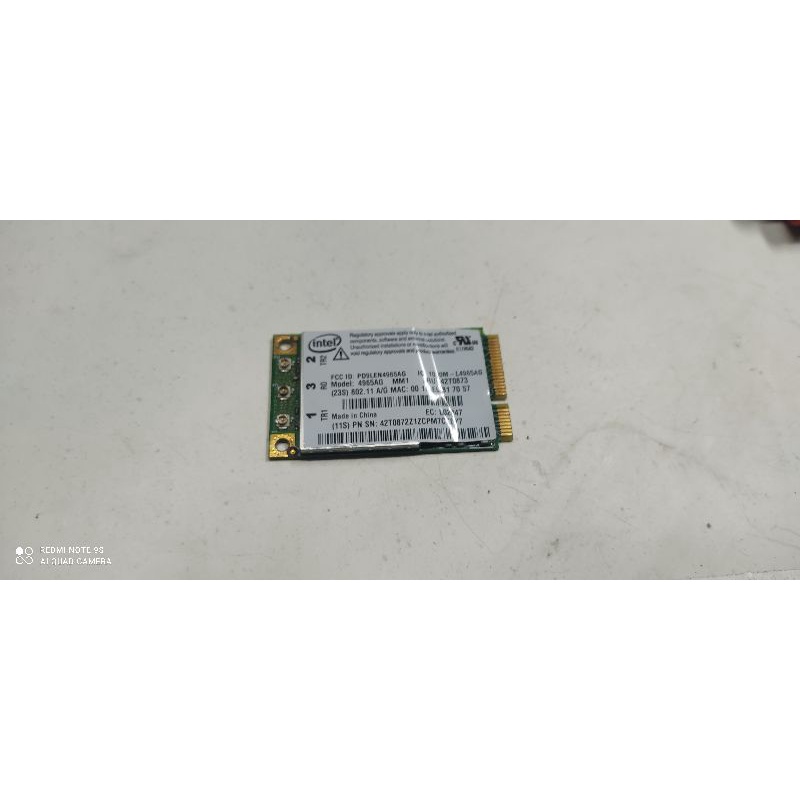 placa wifi para Notebook Lenovo thinkpad R61