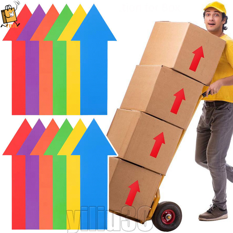 [Prim] Adesivo De Parede De Seta De 20-5 Unidades-Adesivos De PVC Para Escadas-Decoração De Sinalização De Direção-Decal