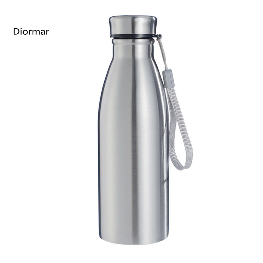Rust-proof Water Bottle Long-lasting Leak-proof Drink Flask Stainless Steel Kettle with Spiral Lid Bpa-free Food Grade C