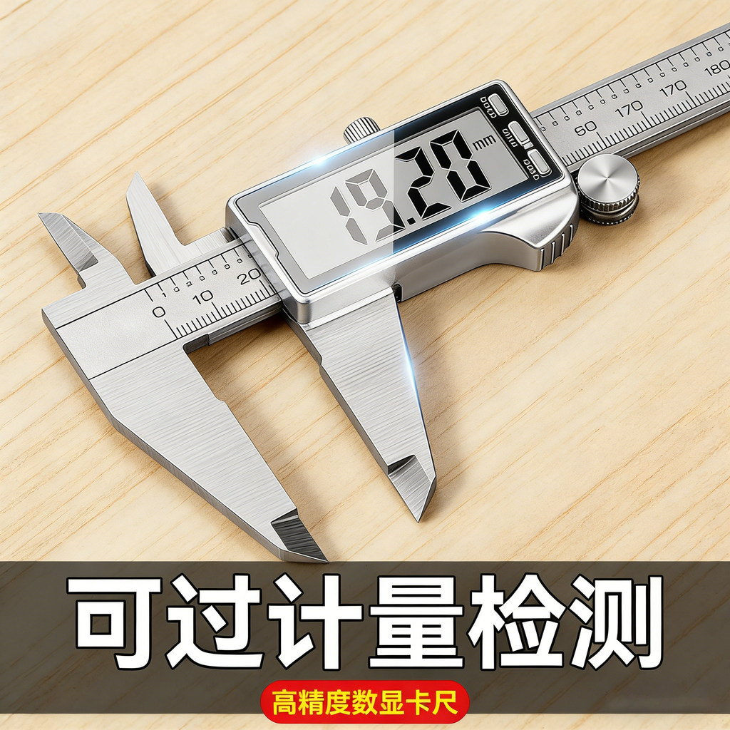 [Boutique] Stainless steel caliper, industrial-grade electronic digital display micrometer, household small tool, high-p