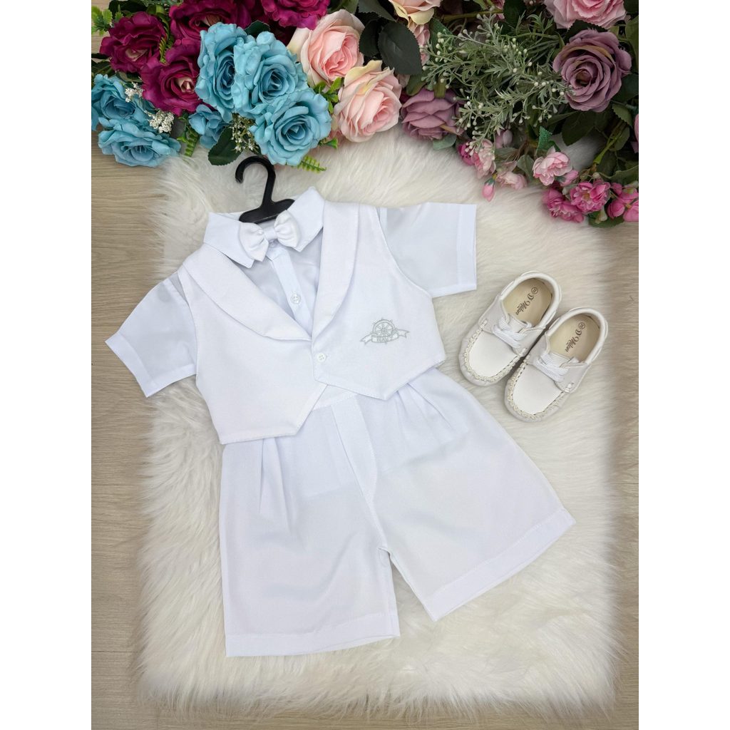 Conjunto Conforto Miss Cherry Meninos Bebe Felipe Shorts Bra