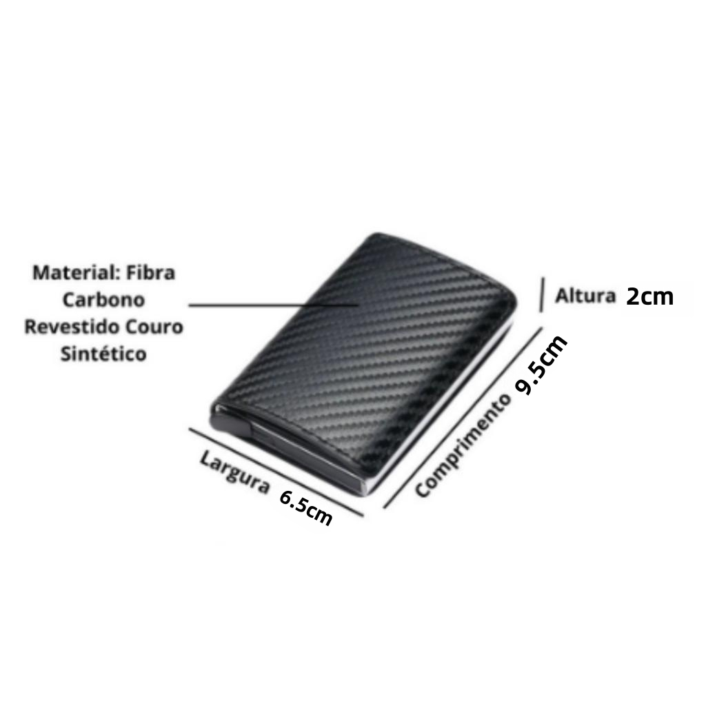Artões Porta De Crédito  Bloqueio Couro Automático Pop Up Carteira De Alumínio Slim Pocket Bifold Business Card Case