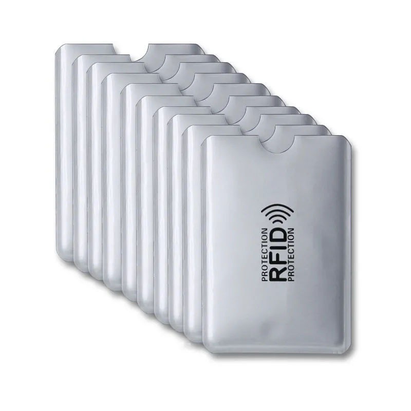 Capinha Protetor Cartão De Crédito Aproximação Anti Furto Rfid – Kit com 10