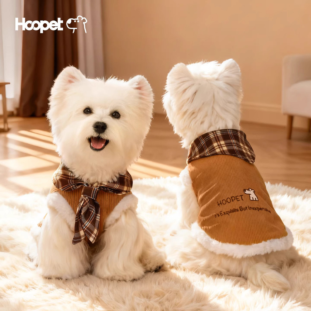 Roupas para cães pequenos West Highland Teddy Puppy Vest Cat Anti-Lint Roupas para animais de estimação