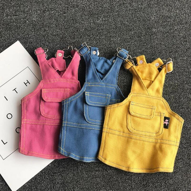 Bright Color Suspender Skirt Dog Skirt Cat Cute Skirt Teddy Skirt Bichon Method Fighting Skirt Puppy Clothes Jumpsuit fo