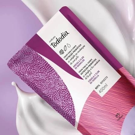 Refil Hidratante Tododia Ameixa e baunilha 400ml