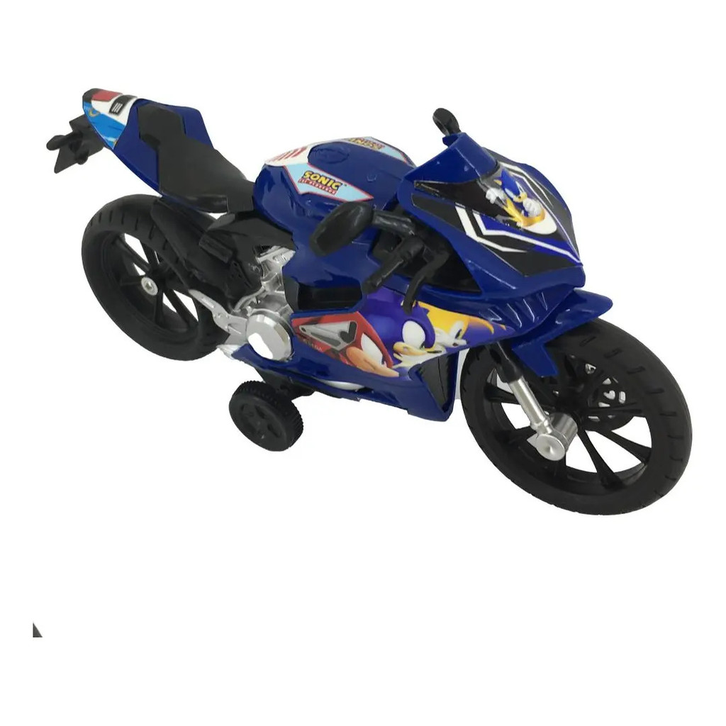 Veiculo Moto Friccao Faster Biker Sonic Preto - Candide