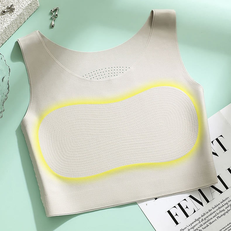 Venda quente sem costura espartilho roupa interior feminina ajuste invisível seios grandes olhar pequenas alças largas c