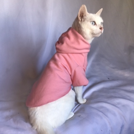 Moletom Pet Algodão Cores - Rosa bebê Pink gato e cachorro grande médio pequeno porte quente pug lulu spitz alemao