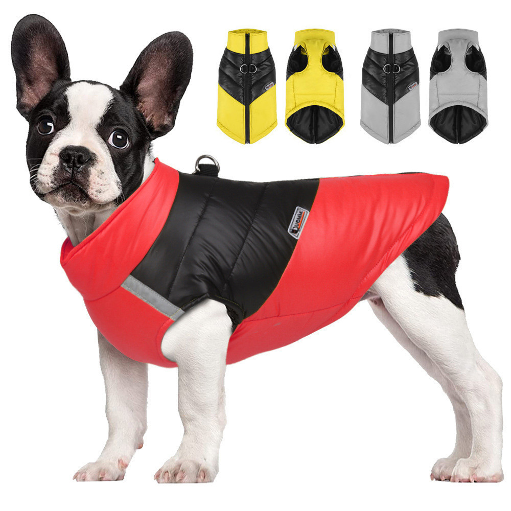 Jaqueta Impermeável Para Cachorro De Inverno Roupa Quentes Pequeno E Grande Cão Colete Casaco