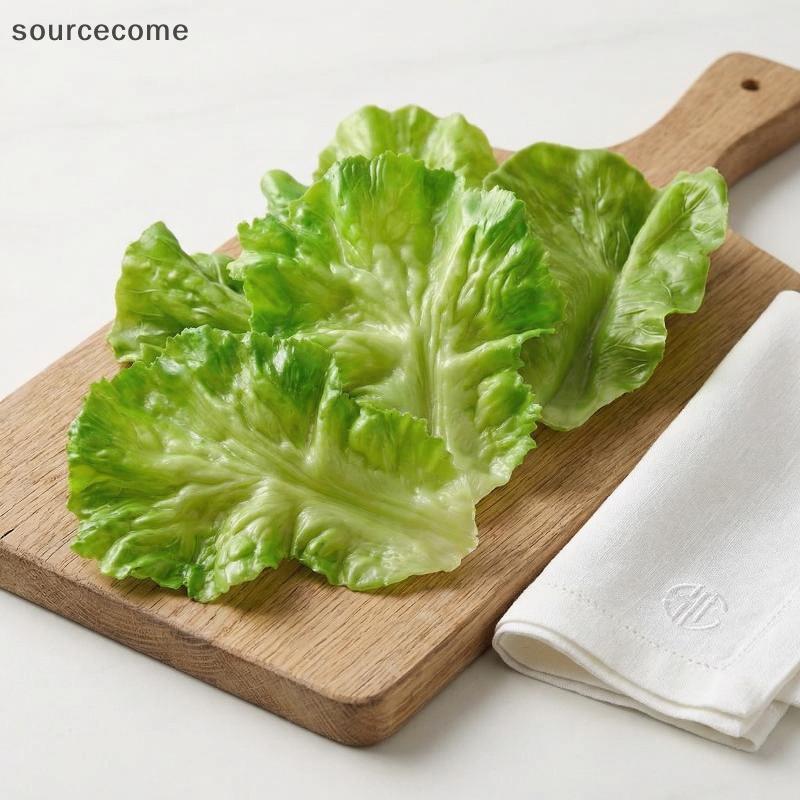 [sourcecome] Simulação Modelo De Alface Vegetal Decoração Artificial Realista Para Exibição De Janela De Restaurante Caf
