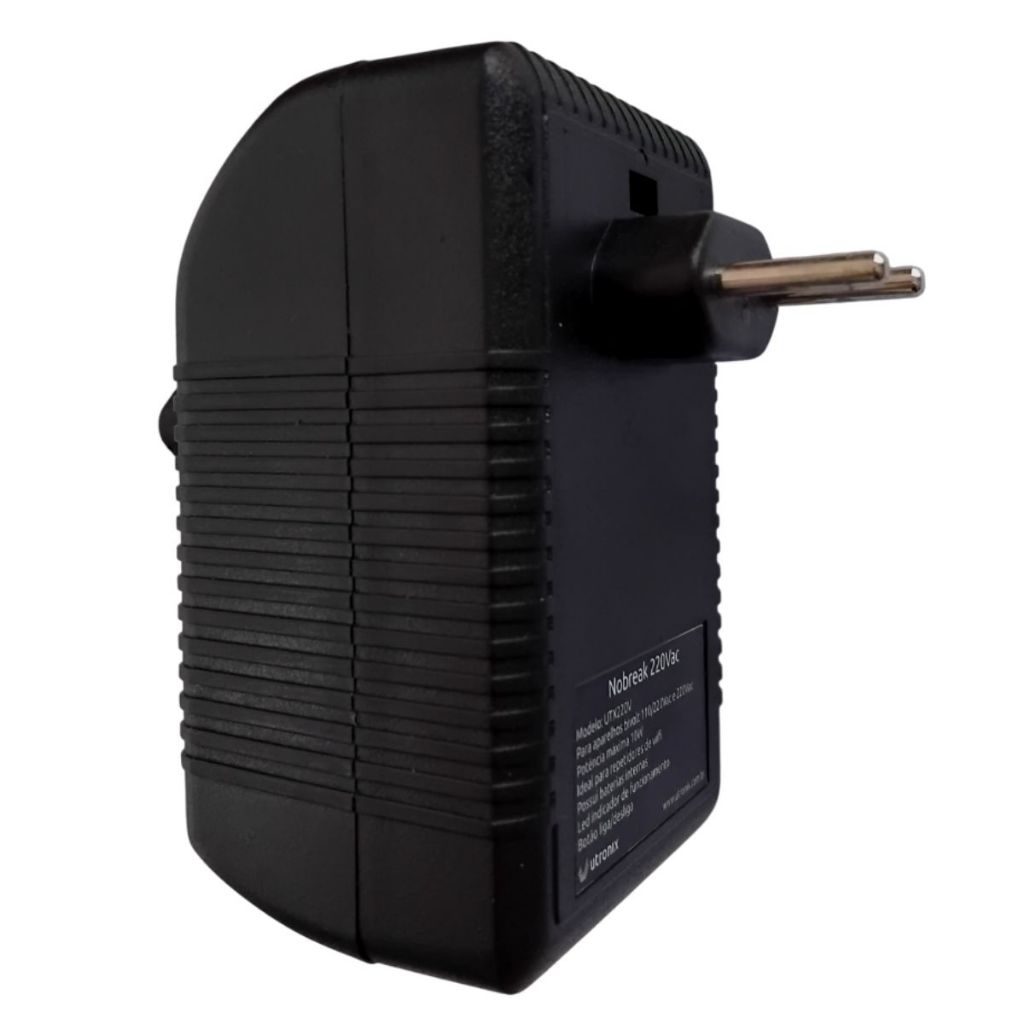Nobreak 220V para repetidor wifi sem fio bivolt 10W com tomada portatil Mini UPS Queda de Energia
