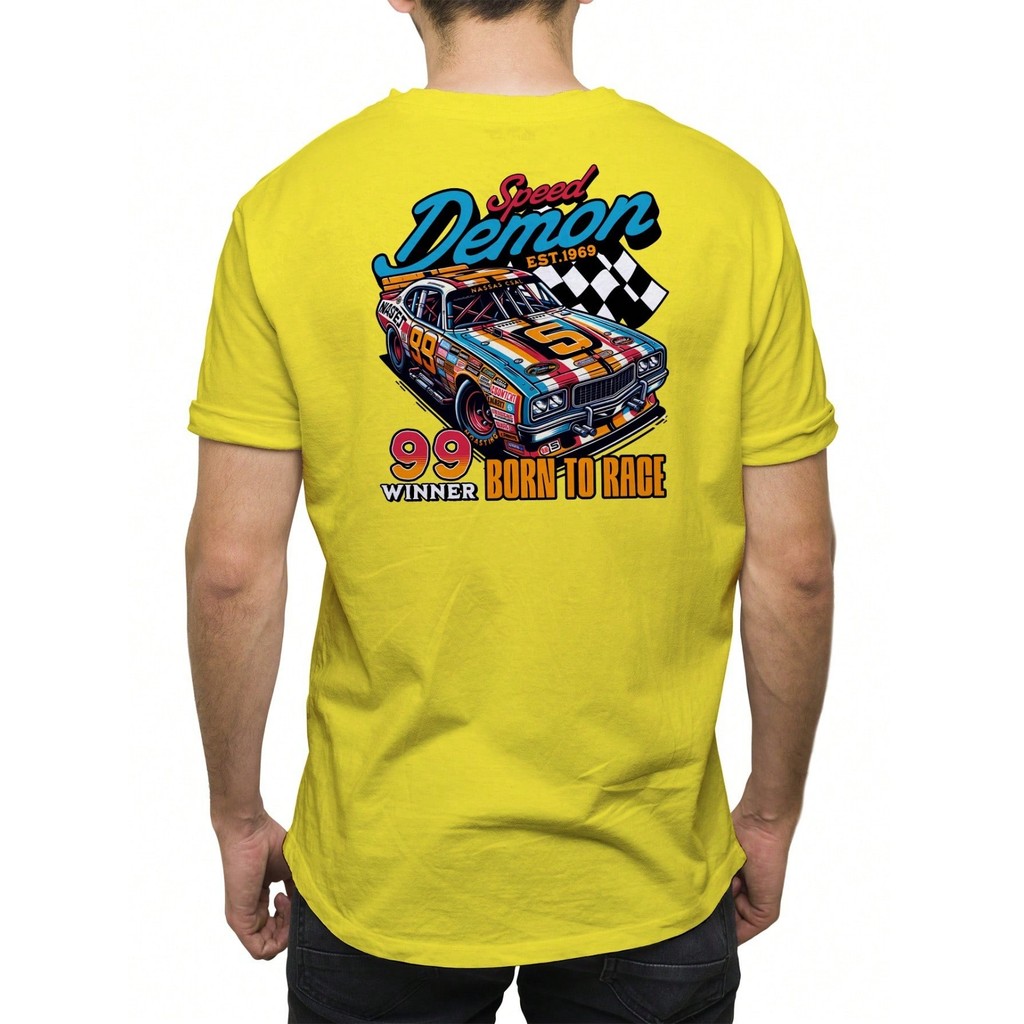 Camiseta Masculina Estampada Carro Corrida Speed Camisa 100% Algodão Lançamento
