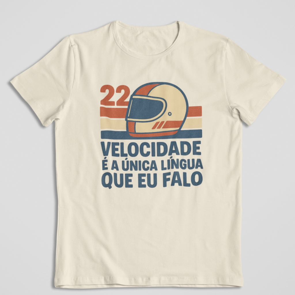Tshirt Unissex OFF Fórmula 1 Velocidade Speed Camiseta Corrida F1  [100%ALGODÃO]