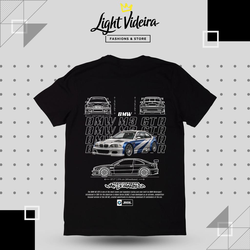 Camiseta BMW M3 GTR do Need For Speed Most Wanted , 100% Algodão Premium, Camisa Unissex, blusa varias cores