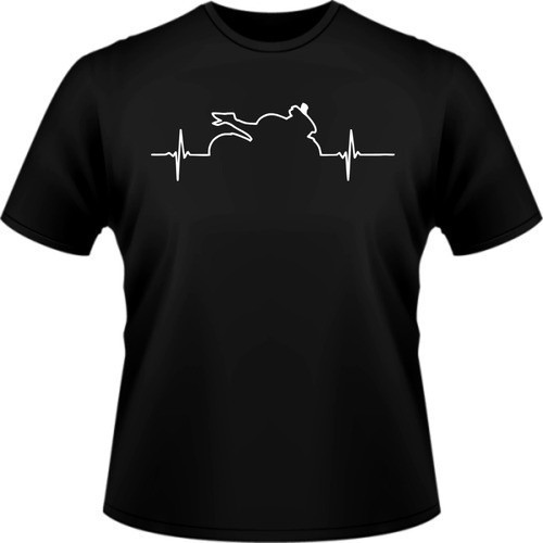Camiseta Adulto Masculina Camisa Batimentos Cardíacos 46 Moto Speed Carenada 100% algodão premium