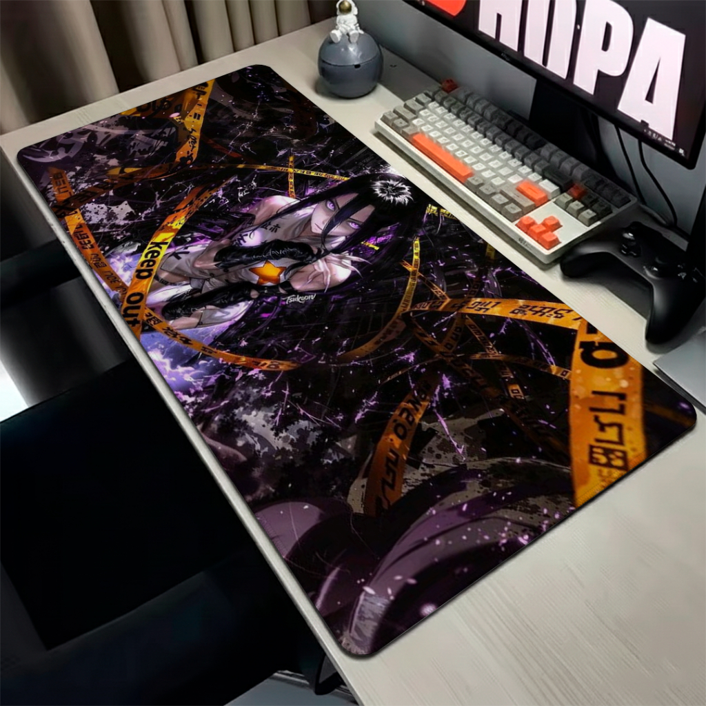 Mouse Pad Gamer Confortavel Speed Liso Sem Relevos Com Bordas Costuradas E Base Antiderrapante De Anime 100% Exclusiva