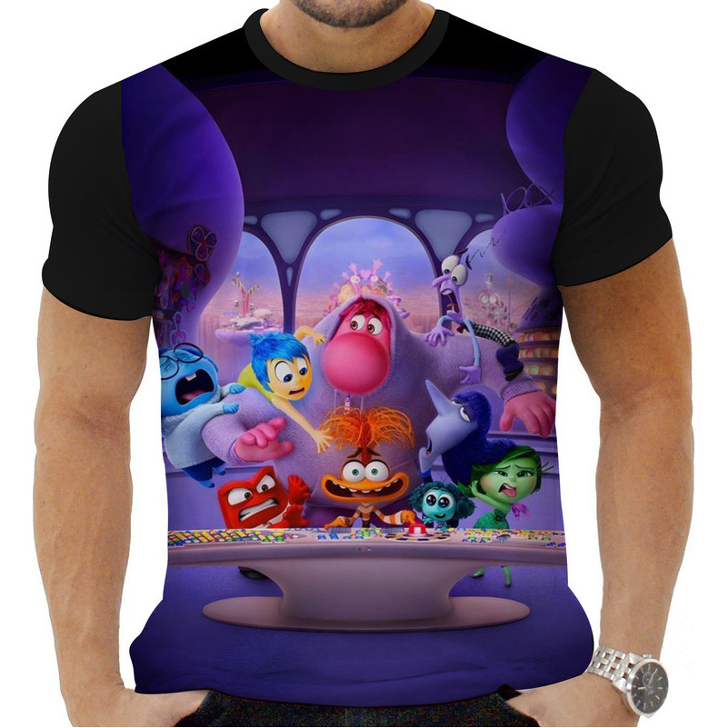 Camisa Camiseta Divertidamente Desenho Infan Til Crian 7