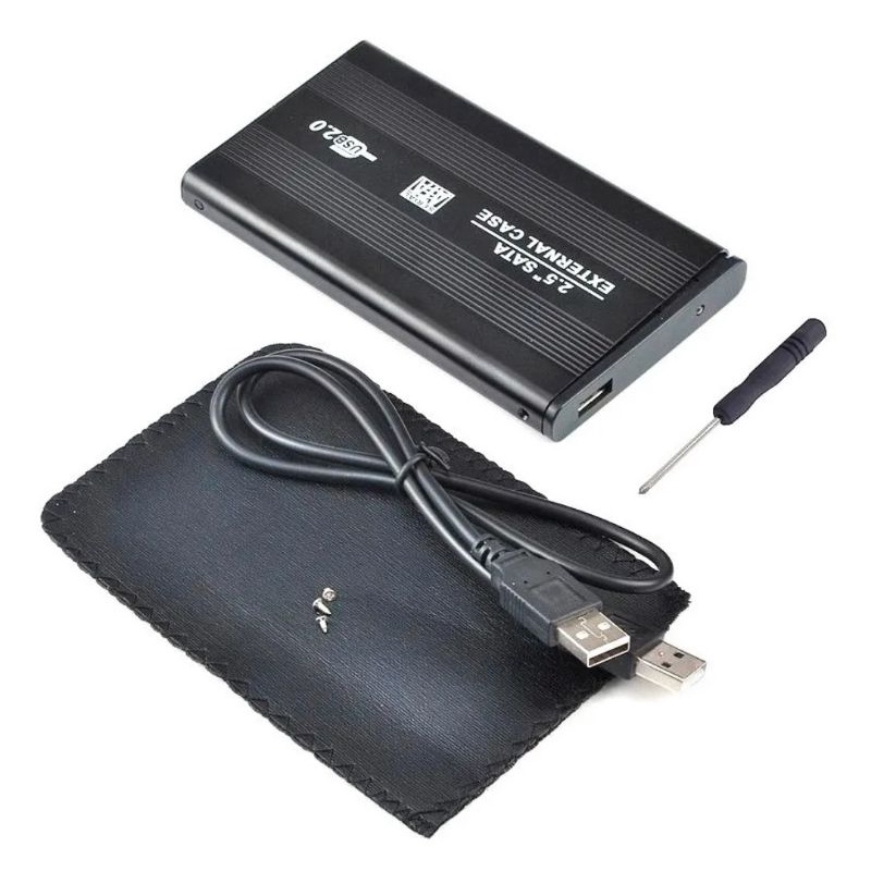 Case Hd Externo 2tb Sata 2.5 Usb 2.0 Gaveta Slim Pc Notebook ( não acompanha o HD )
