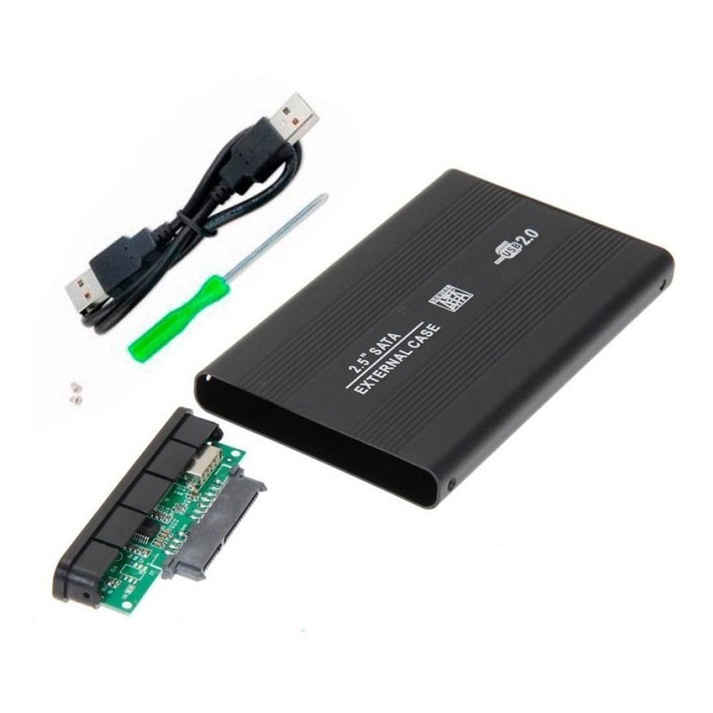 Case Sata 2.5 Hd Externo 160gb 250gb 320gb 500gb Usb 2.0 = ATENÇÃO = ESTE ANÚNCIO É APENAS DA CASE