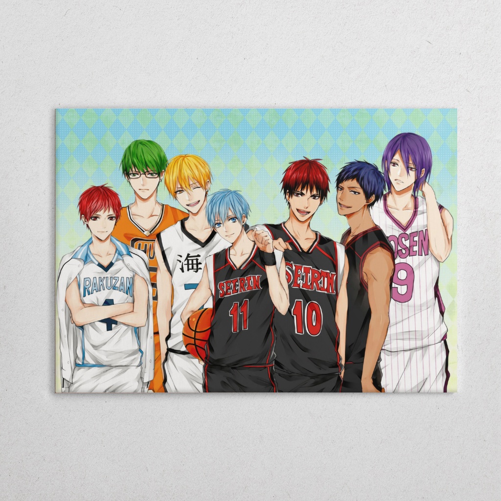Placa Decorativa MDF Kuroko No Basket Quadro Decoração Anime Quarto Sala Escritório
