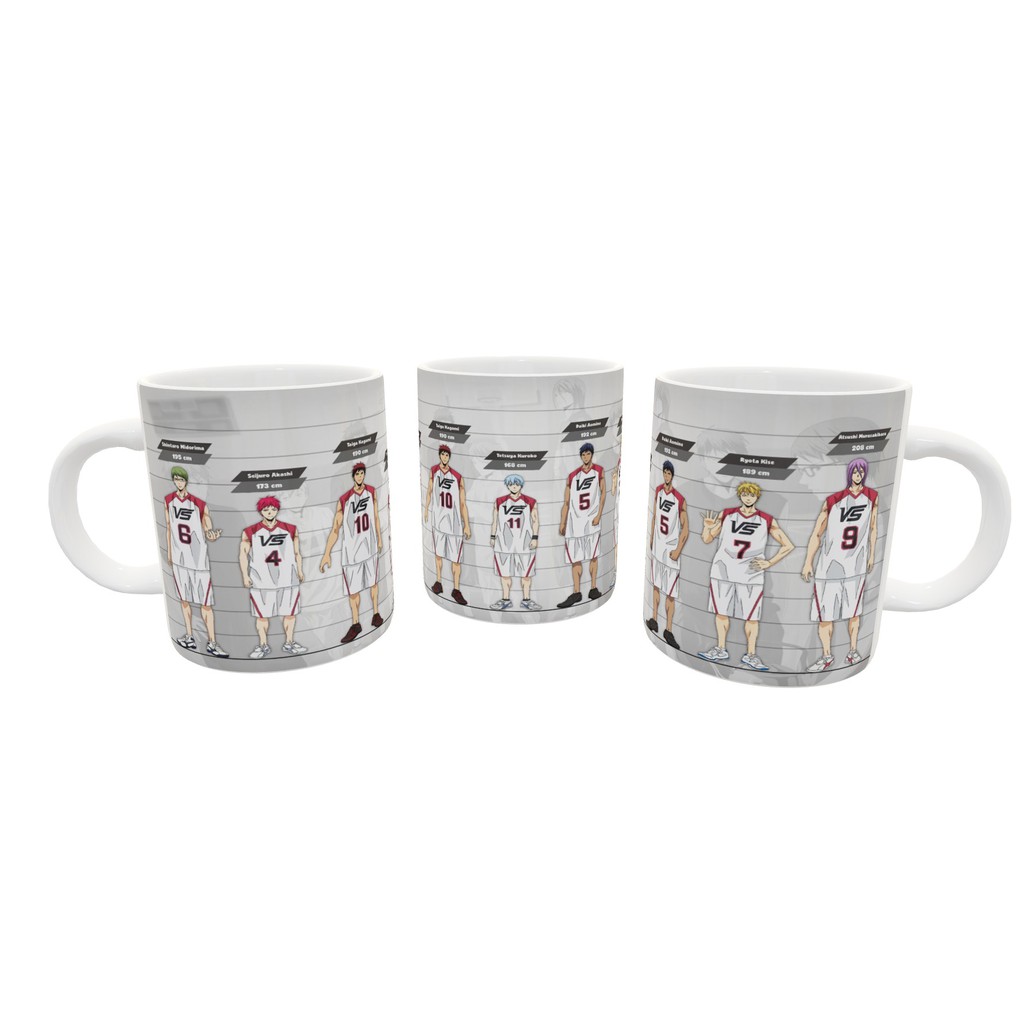 Caneca Kuroko No Basket Anime Cerâmica 325 ml