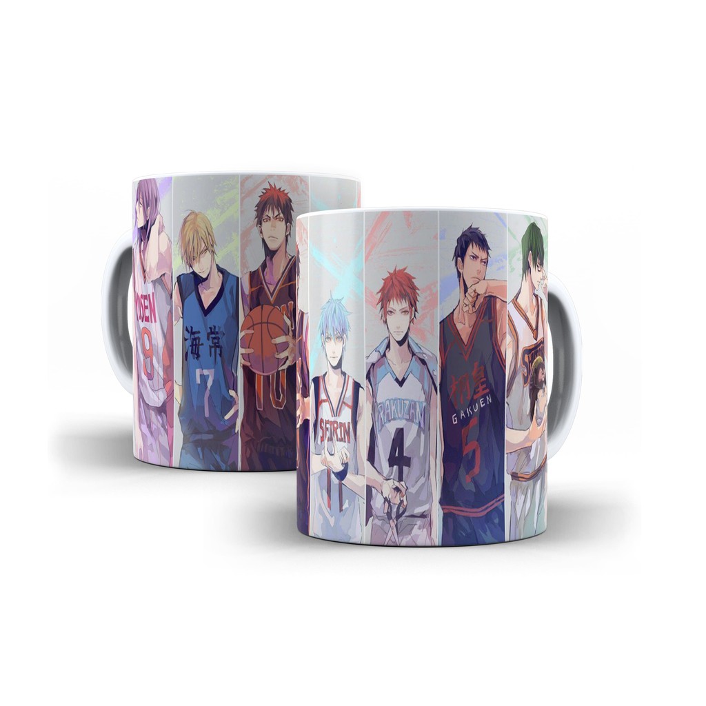 Caneca Branca De Cerâmica Kuroko's Basketball Anime Mod 09
