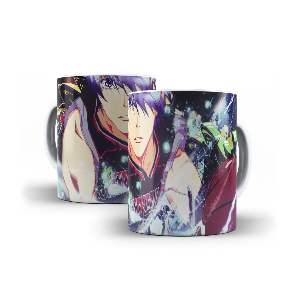 Caneca Branca De Cerâmica Kuroko's Basketball Anime Mod 02