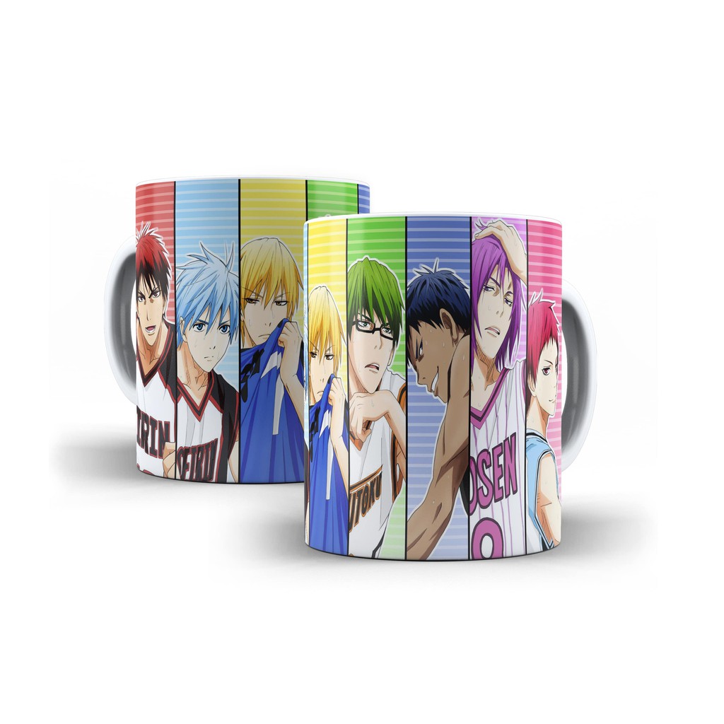 Caneca Branca De Cerâmica Kuroko's Basketball Anime Mod 07