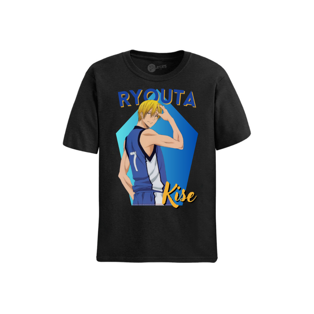 Camiseta Algodão Unissex - Kise Ryouta anime Kuroko no Basket - Graphic Tee Tshirt Casual Versátil Alta Qualidade