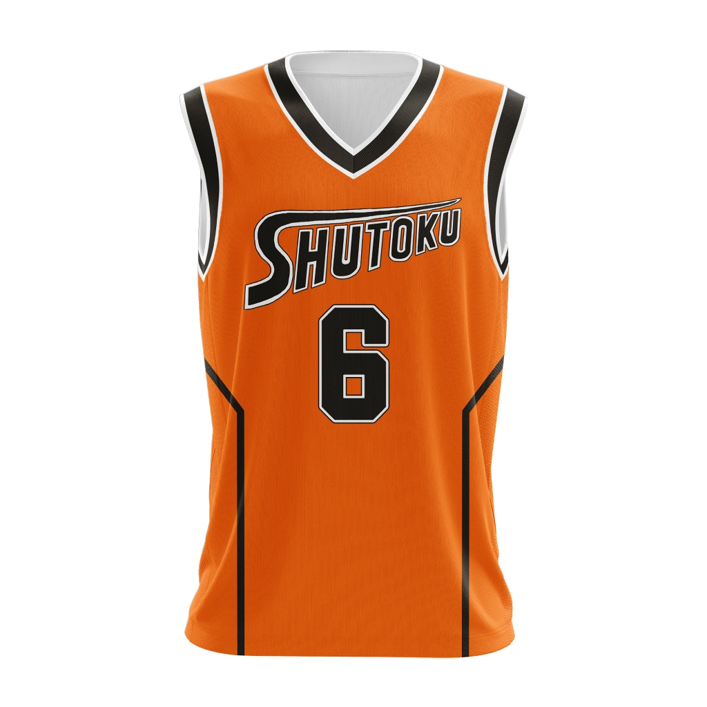 Camiseta Regata Unissex Uniforme Shutoku Anime Kuroko no Basket Número Personalizável