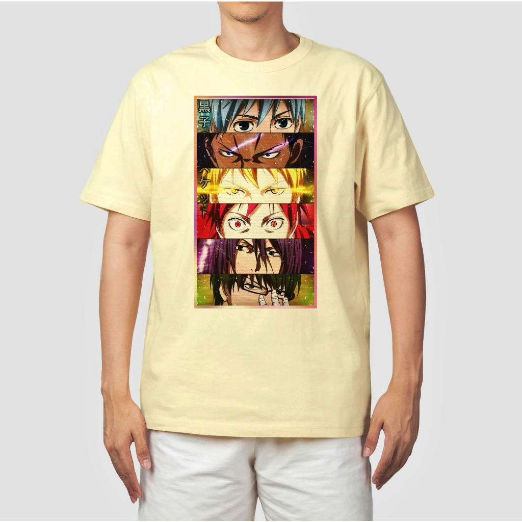 Camiseta camisa Kuroko No Basket Aomine Murasakibara Akashi Kagami anime filme