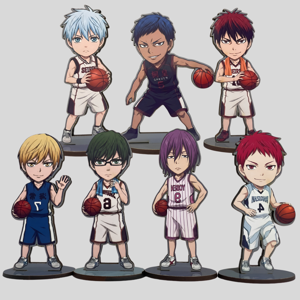 Totem Kuroko no basket anime basquete  decoração kagami Murasakibara Aomine Kise Midorima Akashi Geração dos milagres