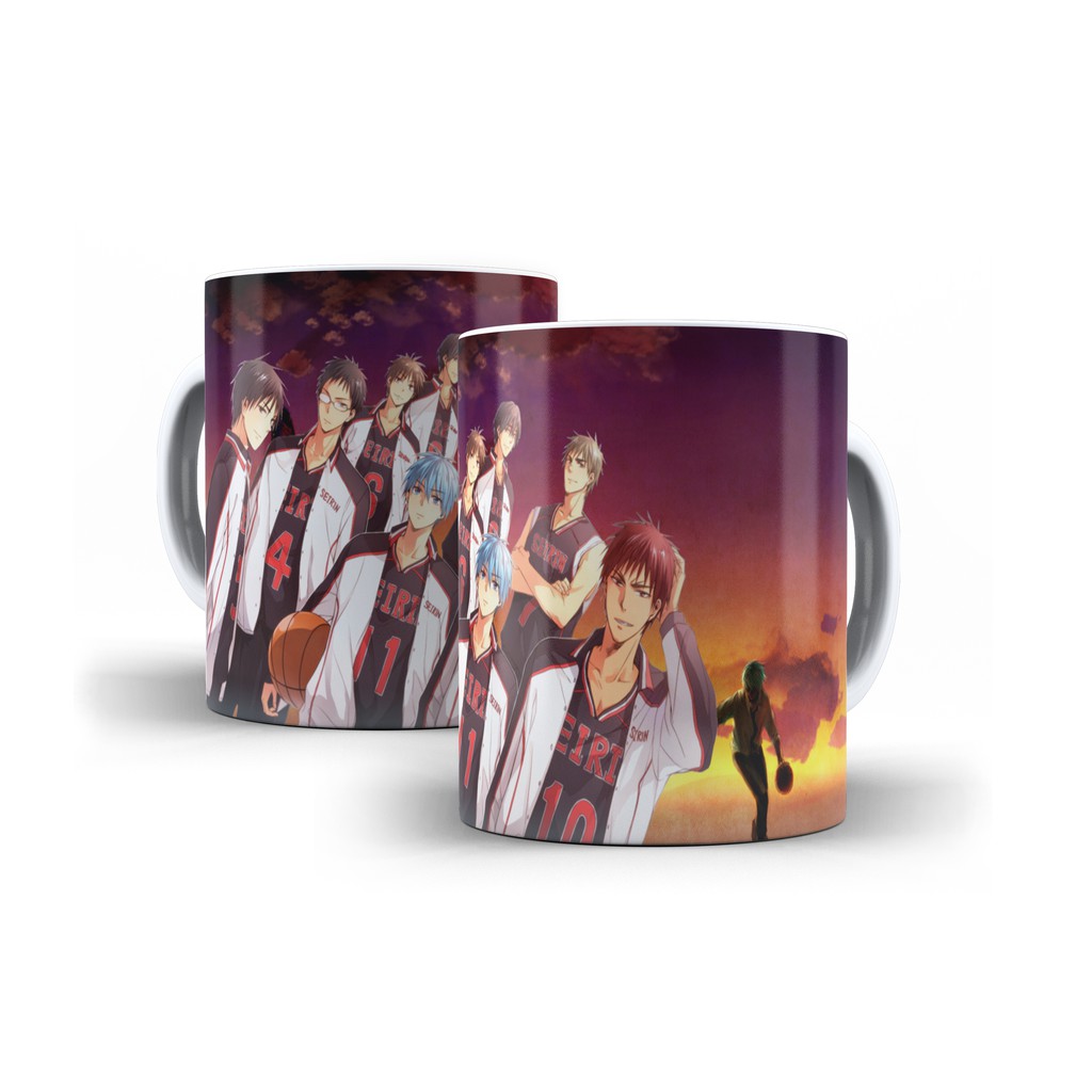 Caneca Branca De Cerâmica Kuroko's Basketball Anime Mod 11