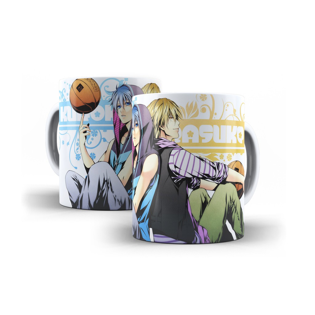 Caneca Branca De Cerâmica Kuroko's Basketball Anime Mod 04