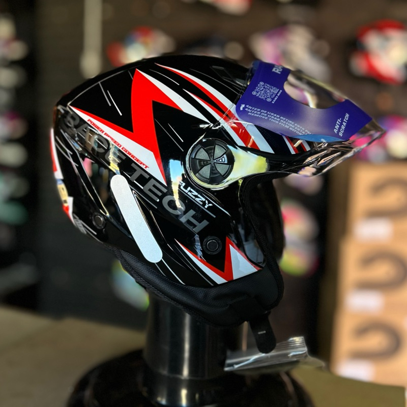 CAPACETE RACE TECH PLAY FUZZY RED - MESMO CASCO DO AGV BLADE