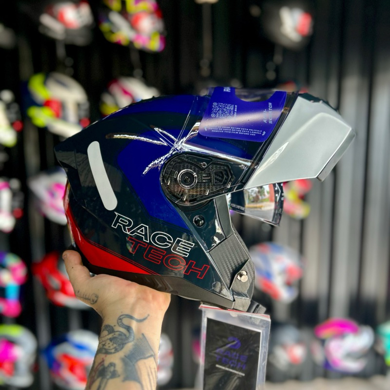 CAPACETE RACE TECH SIGNAL - ACTIVE RED