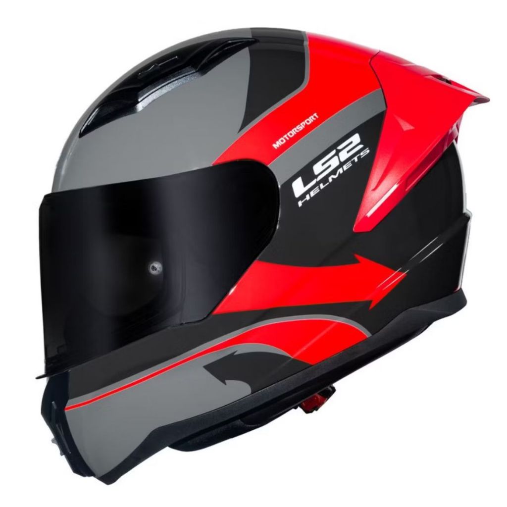 CAPACETE LS2 FF810 VIGO VISION GREY RED/MATTE YELLOW