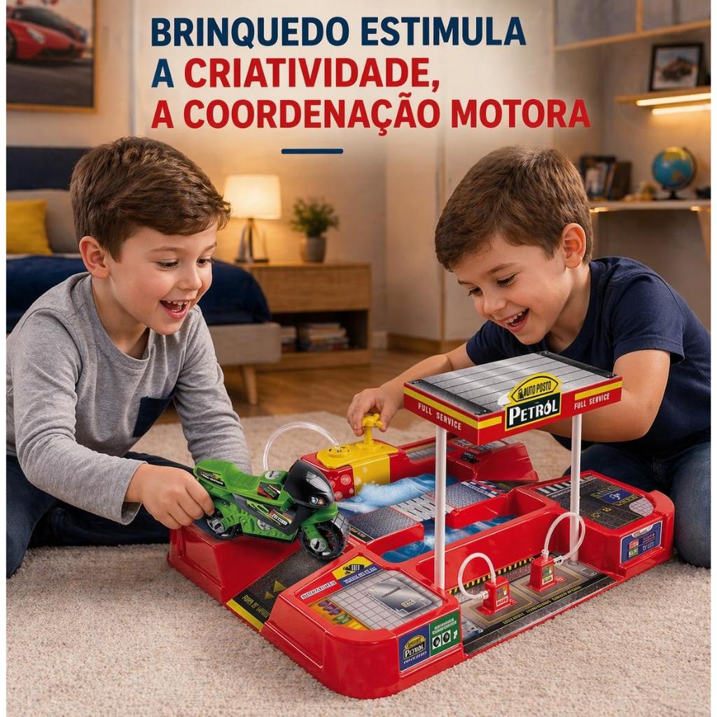 Lava Rapido Auto Posto Moto Atendimento Rapido Transporte Facil Limpeza Eficiente Briqnquedo