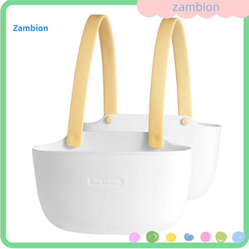 Sink Shelf Organizer Kitchen Sponge Rack Holder Hanging Drain Basket Capacity Easy to Install Soap for Accessories Space