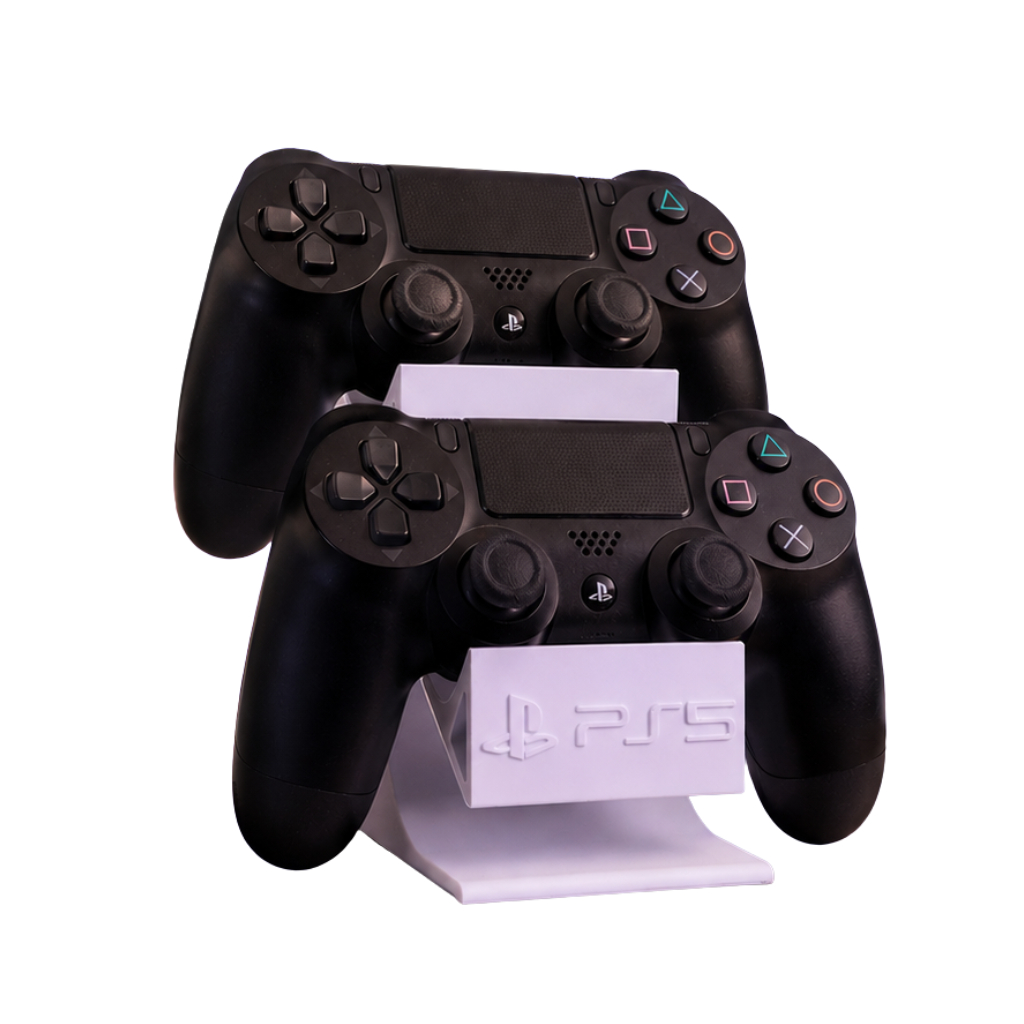 Organizador Suporte para Controle Compatível PS5 Stand Mesa 2 Controles Joystick Videogame