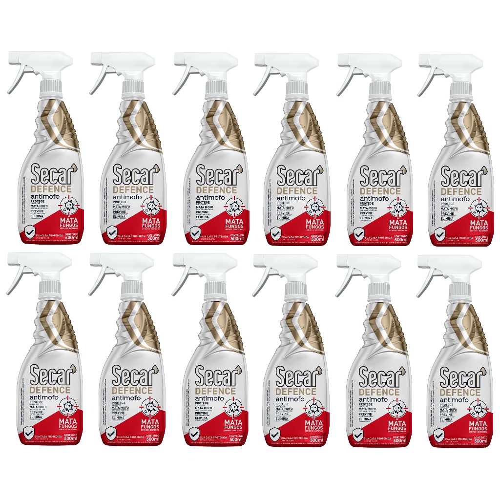 Anti Mofo Spray Secar Defense 12un x 500ml