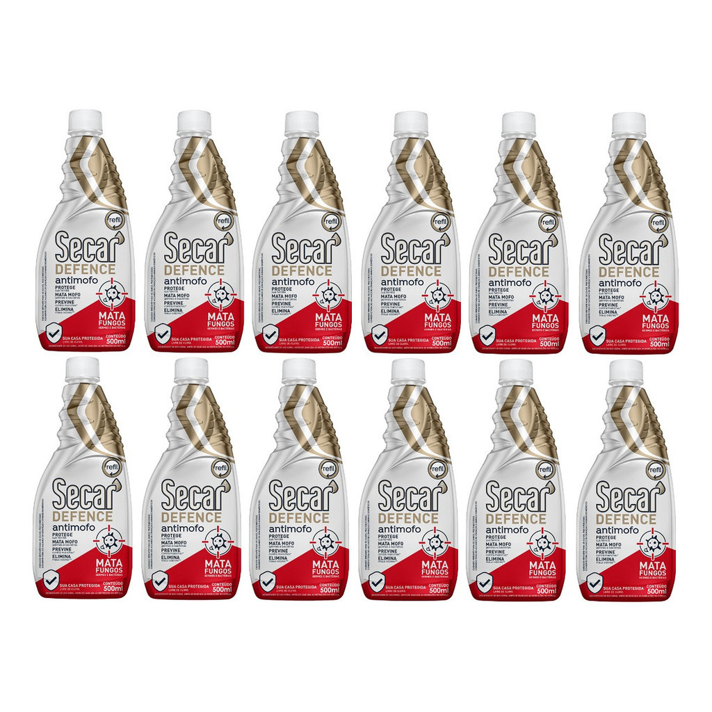 Antimofo Spray Secar Defense 12un x 500ml