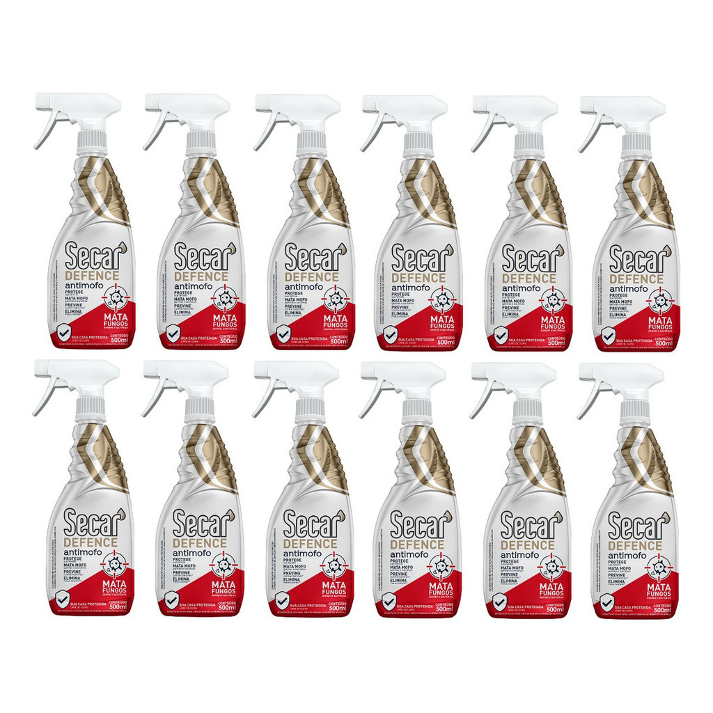 Antimofo Spray Secar Defense 12un x 500ml